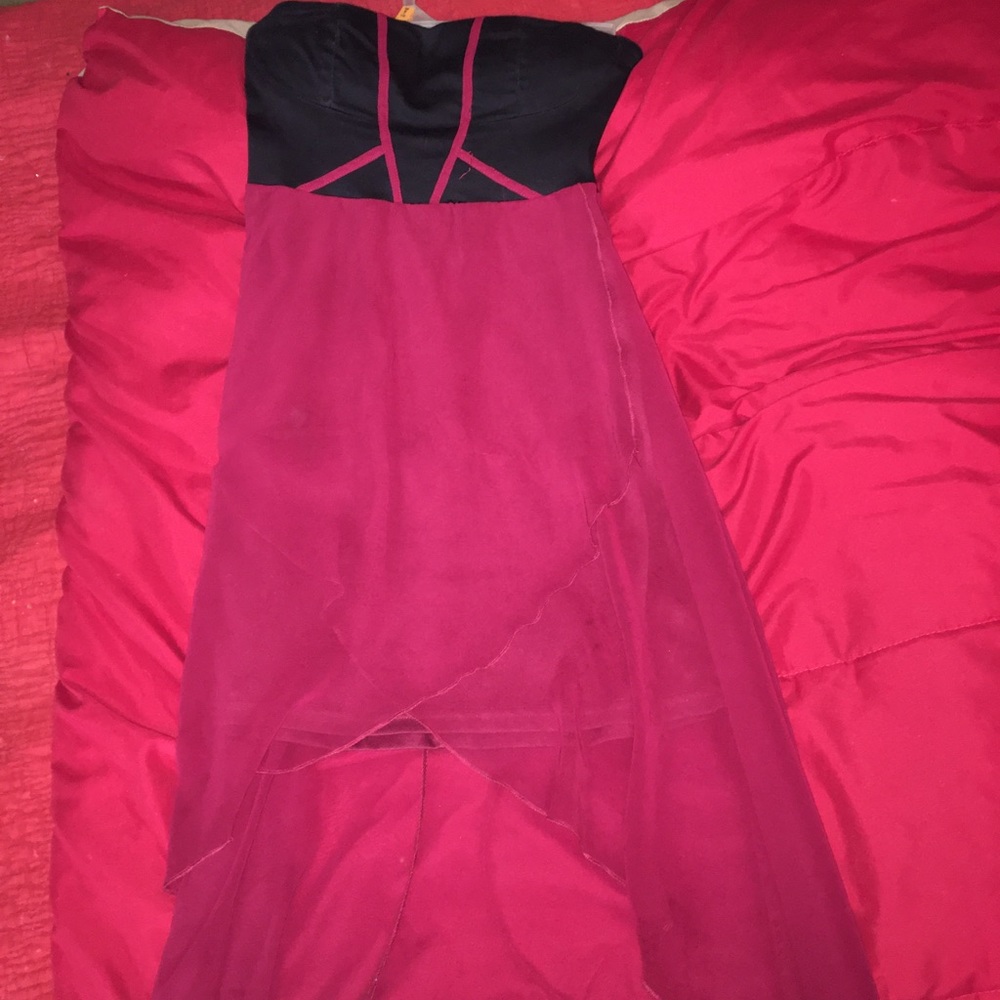 Red and black dress!